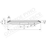 Коло для шліфування 12V5-20 тарільчасте