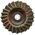 Коло пелюсткове торцеве Swatycomet POLISH LB-SBK 125 * 22,23 A / COARSE